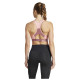Adidas Γυναικείο μπουστάκι Techfit Medium-Support High-Neck Colorblock Bra